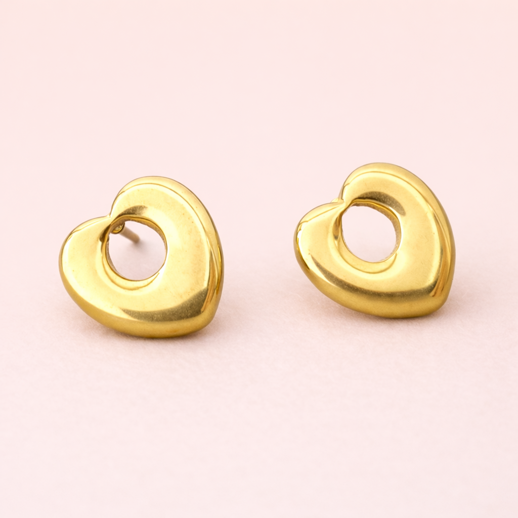 Gold Plated Earrings Studs for Women | EVYRAA